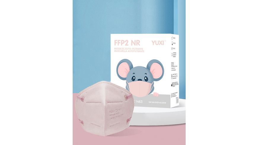 YUXI ® Filtering Half Mask FFP2 Rosa Größe S